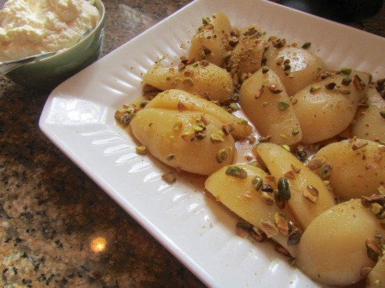 Poached Pears 